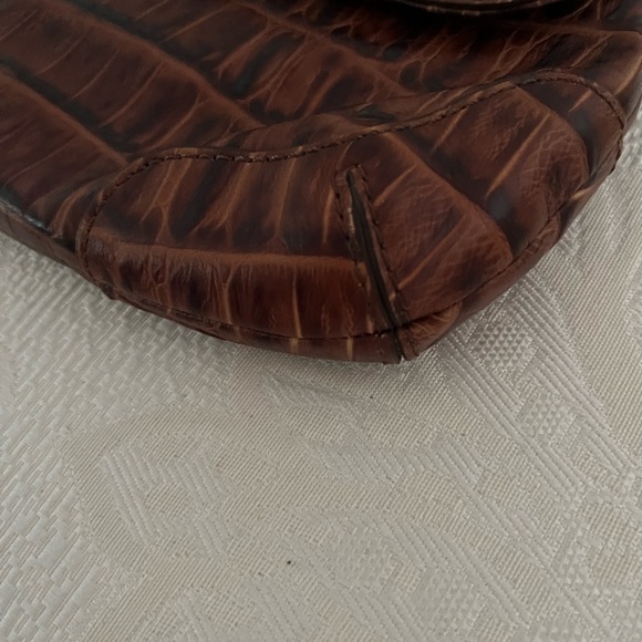 Cole Haan Baguette Brandy Aerin Croco Print Bag. Classic-NWT - Picture 5 of 12